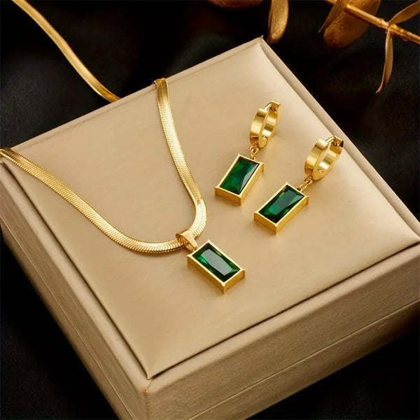 Charlotte - Iselotte Verdain Gold Jewelry Set