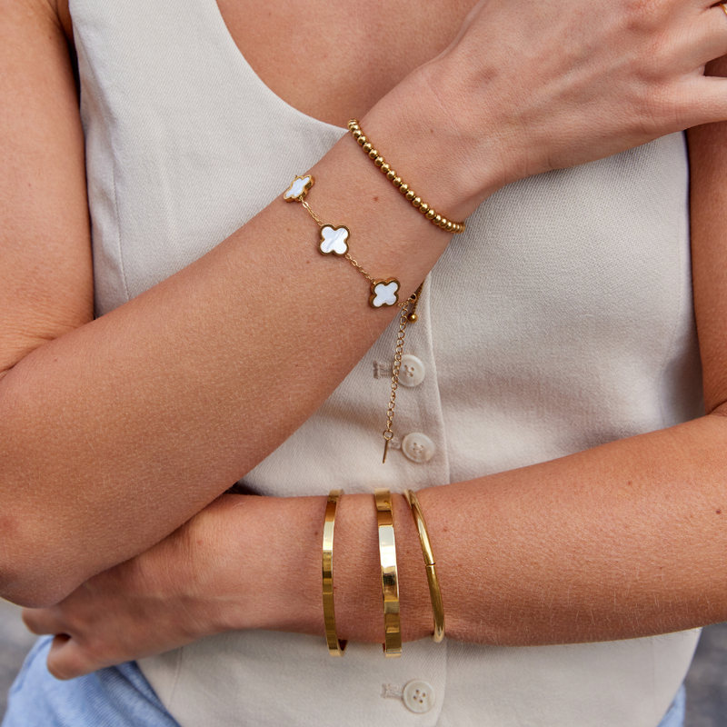 Golden Lily Bangle