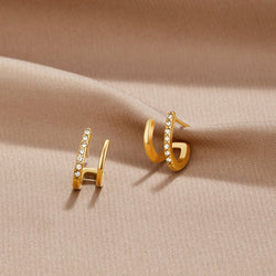 Caroline - Crystal Claw Earrings