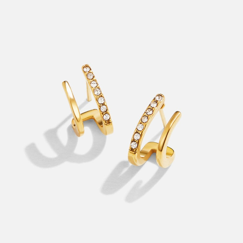 Caroline - Crystal Claw Earrings