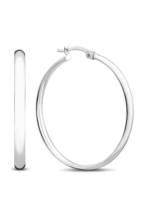 Noa Serane White Gold Earrings