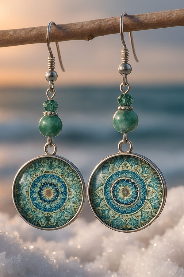 Joy - Luxurious Blue Earrings
