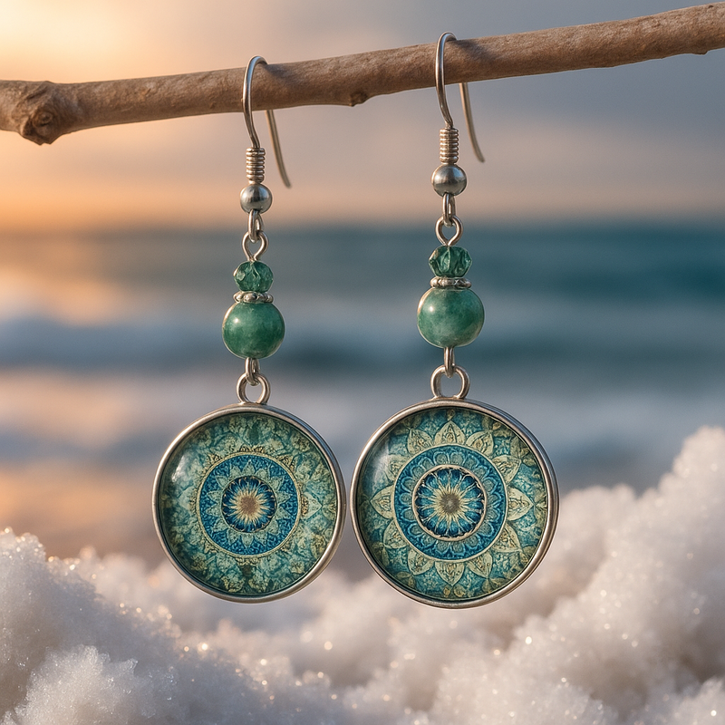 Joy - Luxurious Blue Earrings