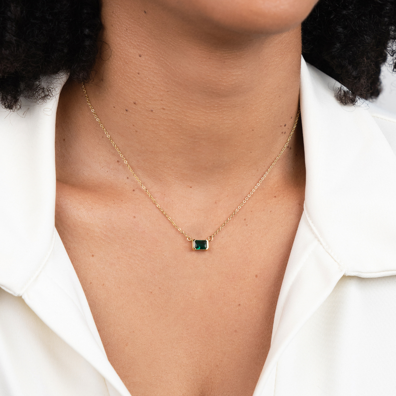 Moni - Emerald Green Necklace