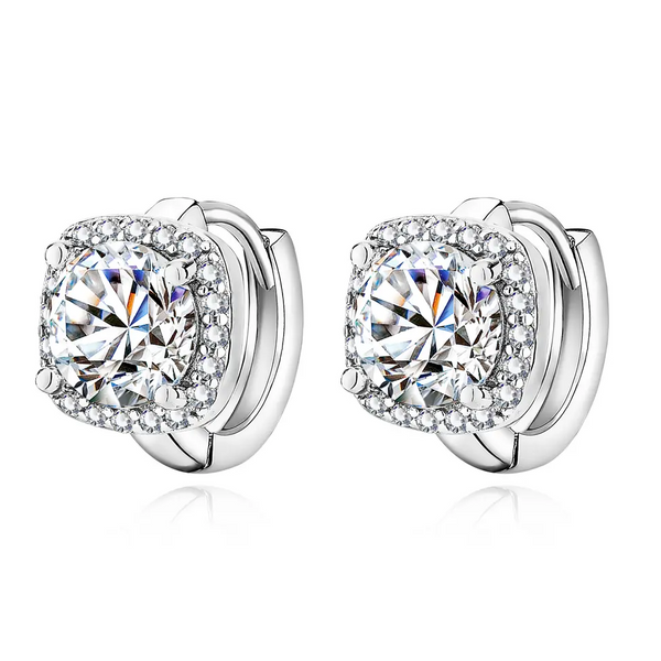 Erica - Gold Square Earrings
