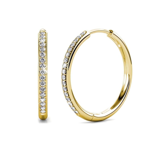 Brittany - Sorel Pave Gold Earrings