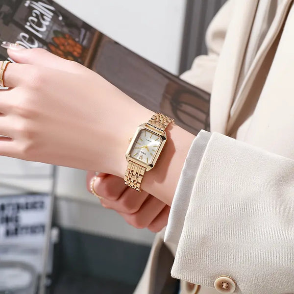 Camila - Gold Regalia Link Watch