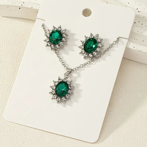 Katya Smeryn - White Gold Jewelry Set
