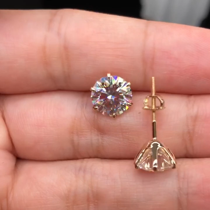 Cecilia - Tera Earrings in White Gold