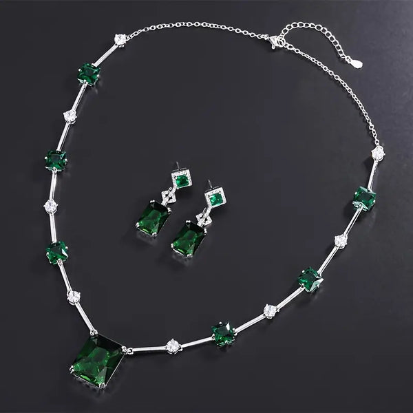 Daphira Verelune - White Gold Jewelry Set