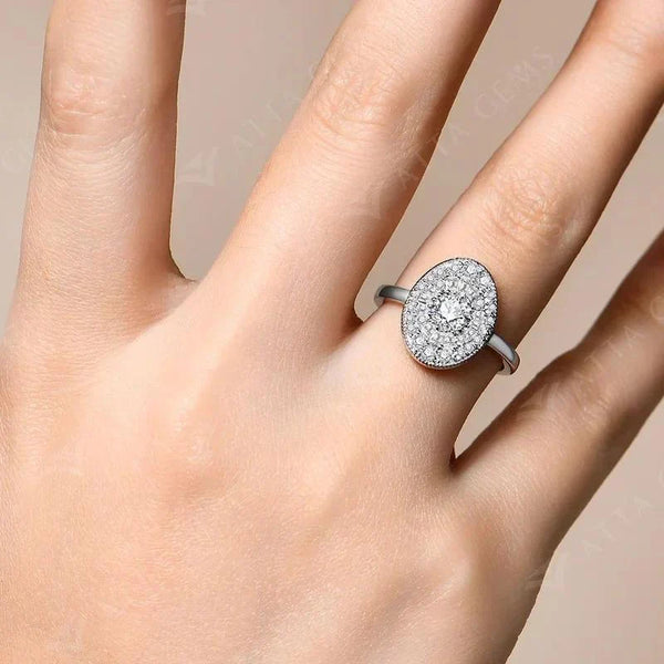 Daya White Gold Ring