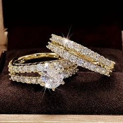 Gold Eternal Radiance Ring Collection