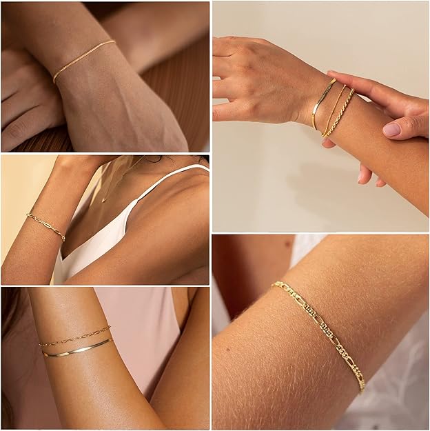Isabella Vernetta White Gold Bracelet Set