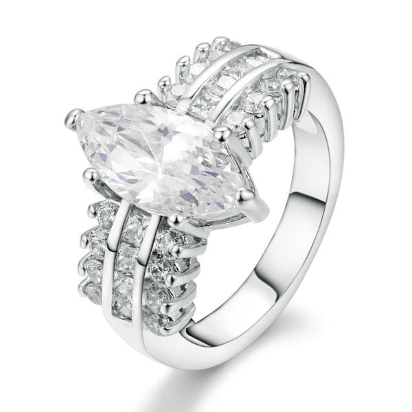 Odette White Gold Mercer Ring