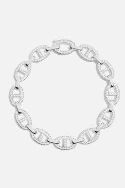 Marina - White Gold Bracelet