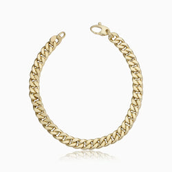 Elizabeth - Gold Cuban Estate Bracelet