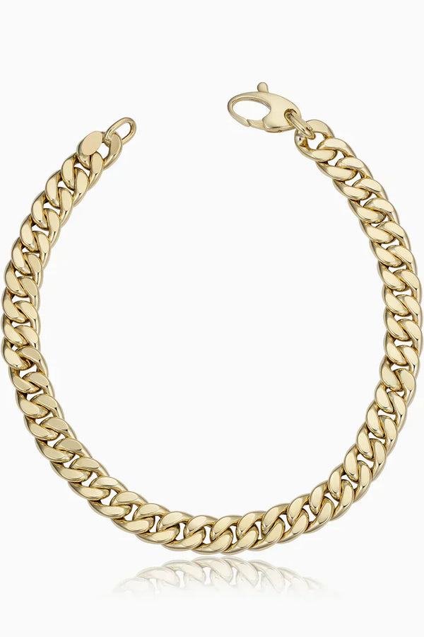 Elizabeth - Gold Cuban Estate Bracelet