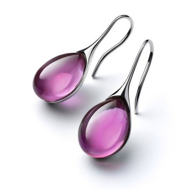 Elle -  Radiant Crystal Dangle Earrings
