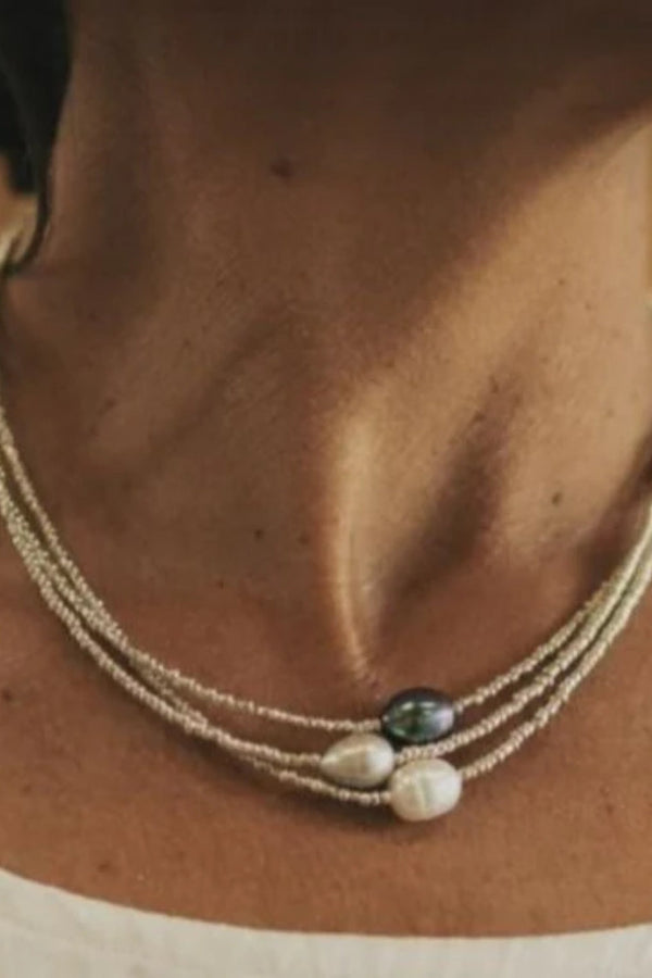 Classic Natural Pearl Vintage Necklace