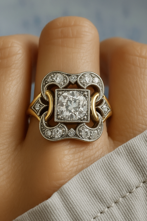 Dominique - Classic Gold Vintage Ring