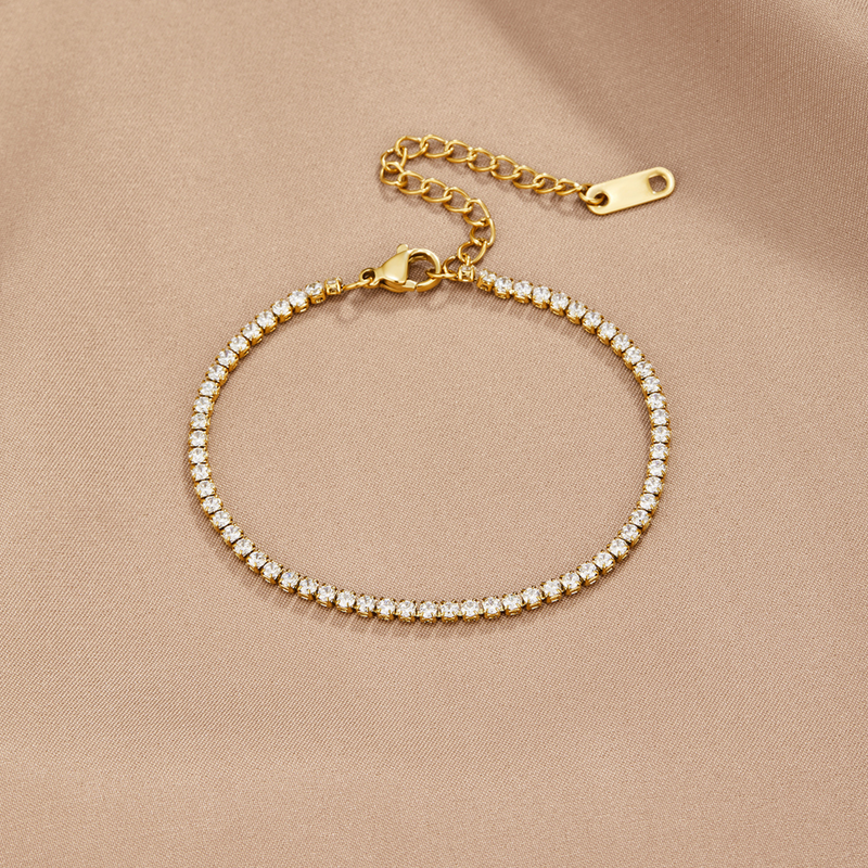 Gold Tennis Bracelet by Cordelia
