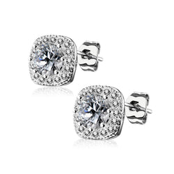 Glennis - Earrings in White Gold