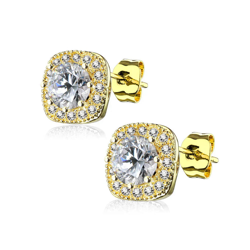 Glennis - Earrings in White Gold
