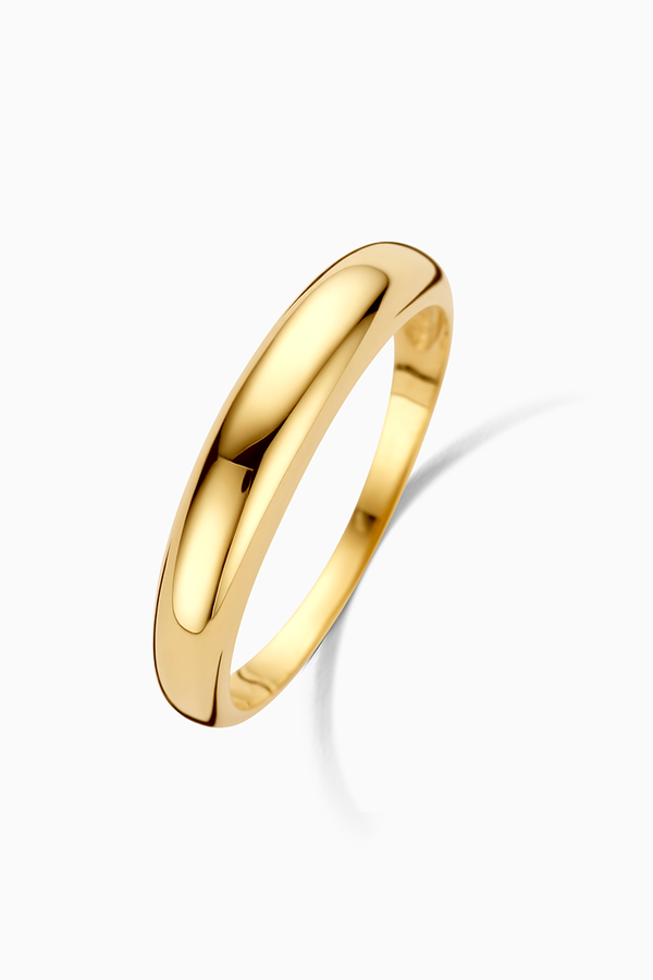 Gold Midi Dome Ring