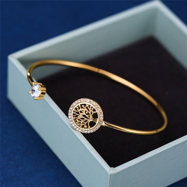 Cara - Adjustable Tree of Life Bracelet
