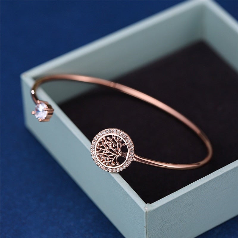 Cara - Adjustable Tree of Life Bracelet