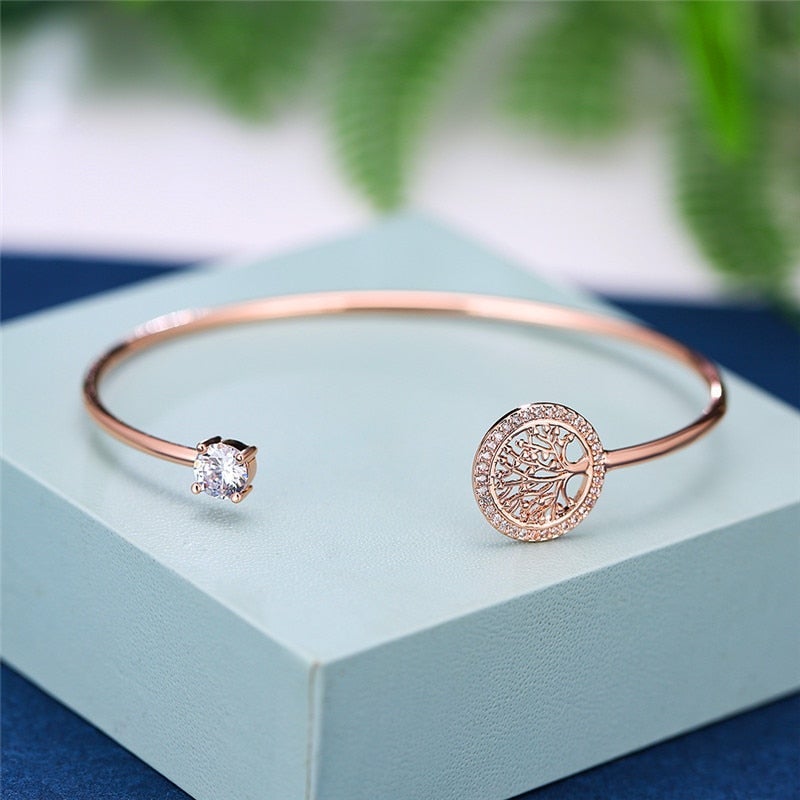 Cara - Adjustable Tree of Life Bracelet