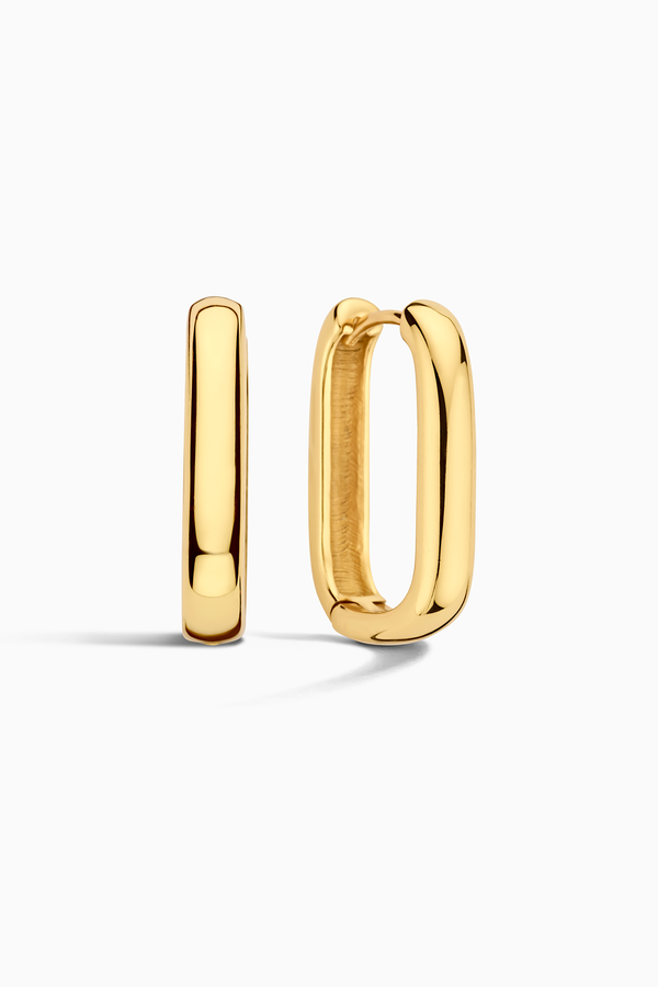 Claudia - Gold Icon Hoop Earrings