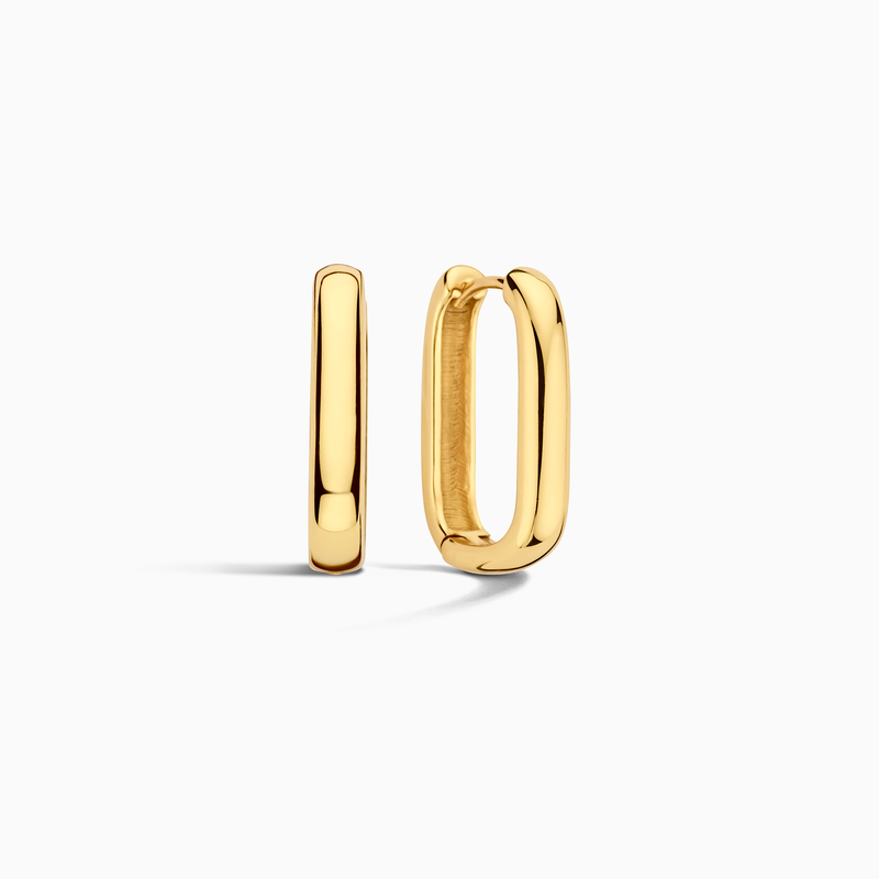 Claudia - Gold Icon Hoop Earrings