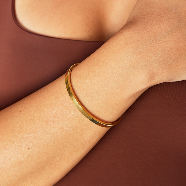 Golden Lily Bangle