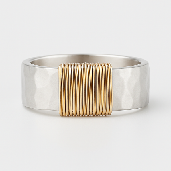 Brenda - Antique Gold and Silver Ring