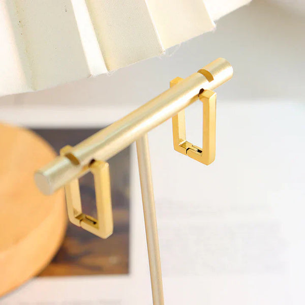 Alexandra - Gold Geometric Terrafin Earrings