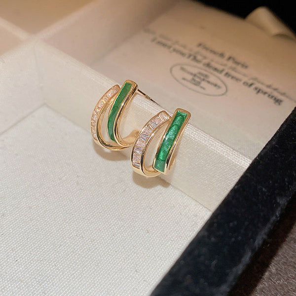 Chloé - Gold Leaf Earrings
