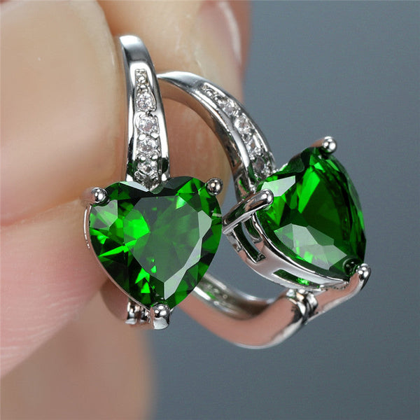 Lunara Greystelle - White Gold Earrings