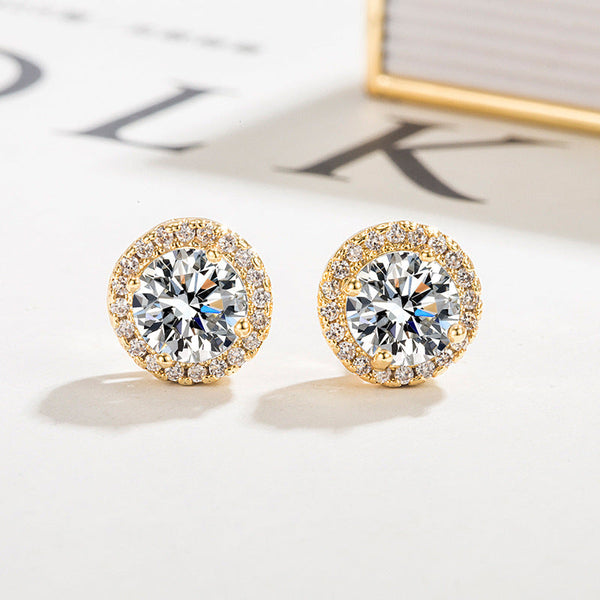 Solea - Gold Spark Earrings