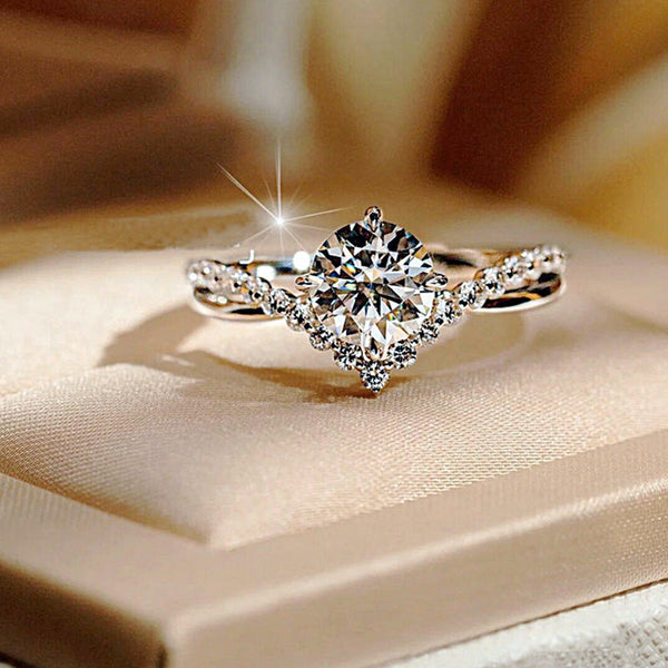 Celina Everhart White Gold Ring
