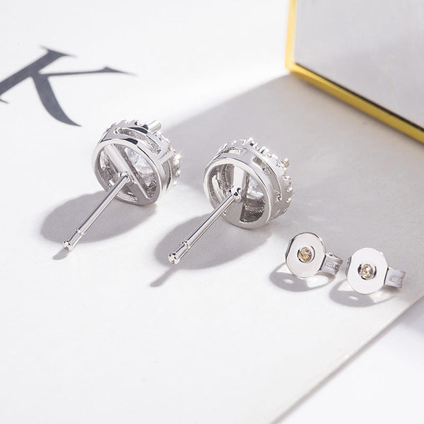 Solea - Spark White Gold Earrings