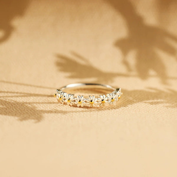 Opulent Floral Garden Ring