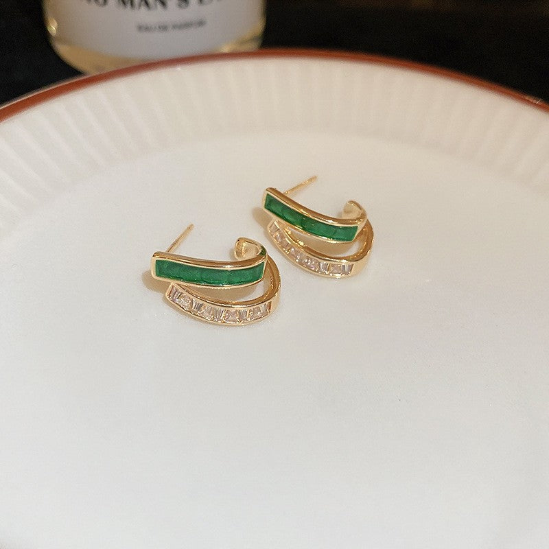 Chloé - Gold Leaf Earrings