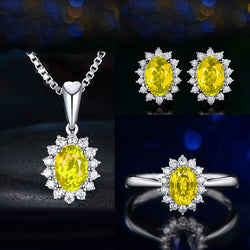 Sophia Fleurane - White Gold Yellow Set