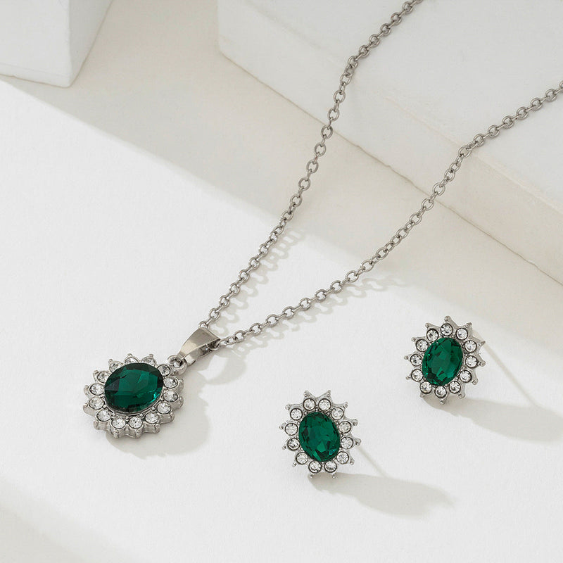 Katya Smeryn - White Gold Jewelry Set