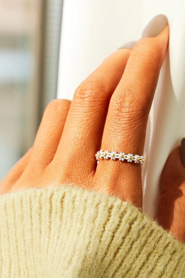 Opulent Floral Garden Ring