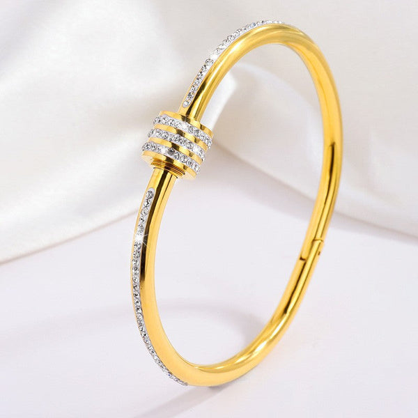 Tessandra Virelli Pink & Gold Bracelet