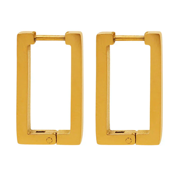 Alexandra - Gold Geometric Terrafin Earrings