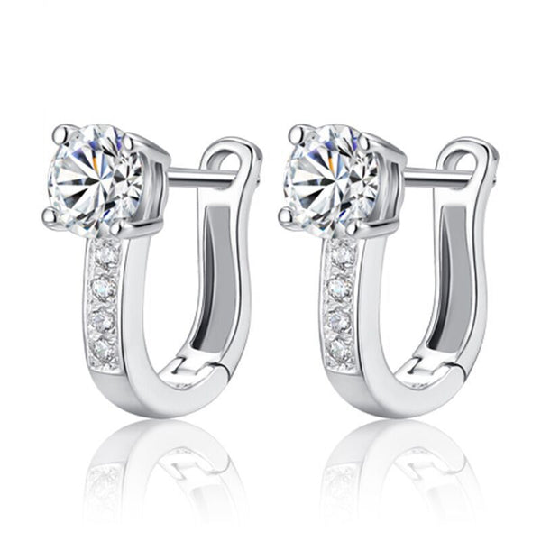 Noelle - Earrings in White Gold