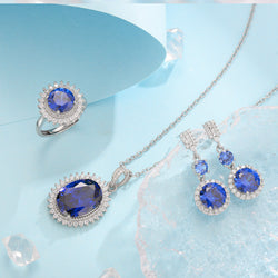 Aurielle Solwyn - Blue Jewelry Set